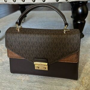 Michael Kors Logo Top Handle Bag